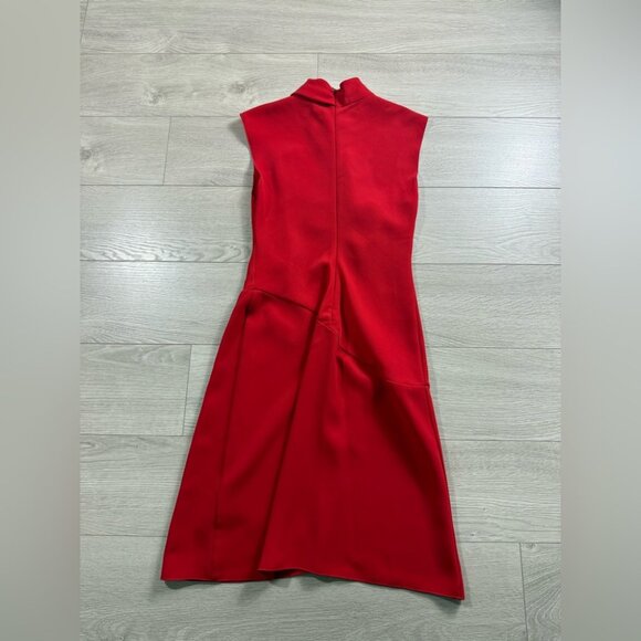 Love Moschino Elegant Red Sleeveless Midi Dress - Picture 4 of 14